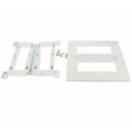 Arnould Liberté - support + plaque Blanc - 2x6 modules