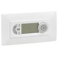Thermostat programmable d'ambiance Legrand Niloé - livré avec plaque - 2 postes - Pur