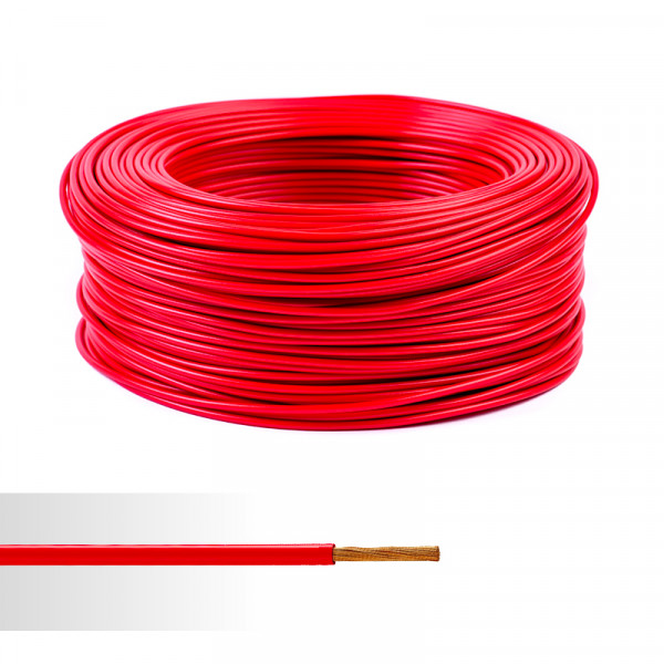 Câble électrique Rouge Noir - 0.75 1.5 2.5 4 mm² - Fil souple haut parleur
