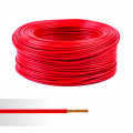 Fil électrique souple HO7V-K 1,5mm² rouge couronne de 100m 
