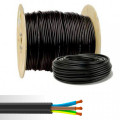 Câble électrique souple HO7RN-F 3G1,5mm² noir 