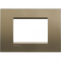 Plaque Living Light Bticino Square - 3 modules