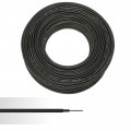 chute de  15m de Câble photovoltaïque h1z2z2-k 1x4mm² couleur noir à la coupe (prix au mètre)