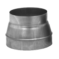 Réduction conique en acier galvanisé, raccordement D 160/125 mm. (RED 160/125)