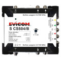 Evicom commutateur autonome 5 entrées 4 sorties SCS504/B