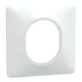 Ovalis - lot de 360 plaques de finition de coloris blanc
