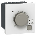 Thermostat d'ambiance électronique Legrand Mosaic - 5 à 30° C - 2 mod - blanc