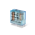 Relais circuit imprime 1no 16a 12ac contacts agcdo pas 5mm lavable (406180120301)