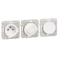 ProBox Blanc Odace Schneider Electric – 20 Va-et-vient – 30 Prises de Courant